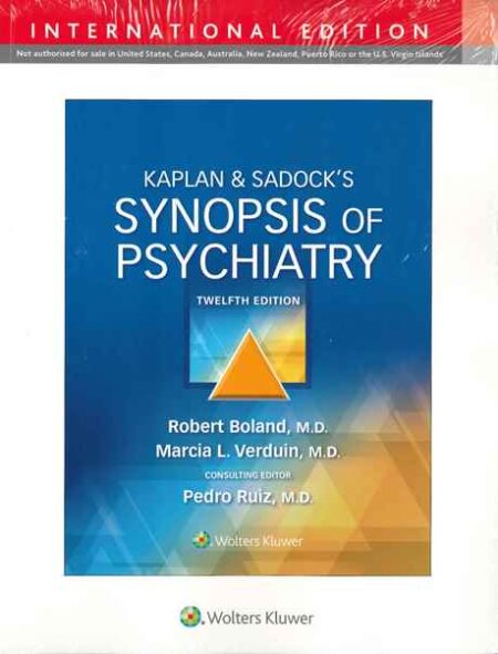 Kaplan and Sadocks Synopsis of Psychiatry 12/E(美國原版附電子書密碼) 2022(缺書中)