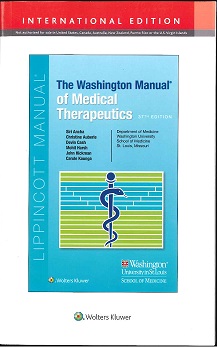 The Washington Manual of Medical Therapeutics 37/E(IE)純紙本無電子書 2023