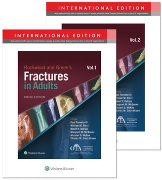 Rockwood and Green's Fractures in Adults (Vol.1&2) + Children 9/e 3Vols/Set  9/E 2020 (Inside with Access Code) (I.E.)