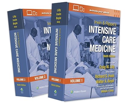 Irwin and Rippes Intensive Care Medicine 9/E  2vols/set 2024
